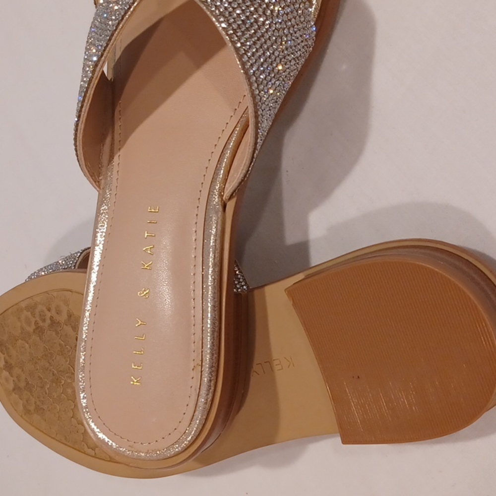 Preowned Kelly and Katie Sparkly Sandals Women’s  8.5m, good condition - Picture 4 of 8